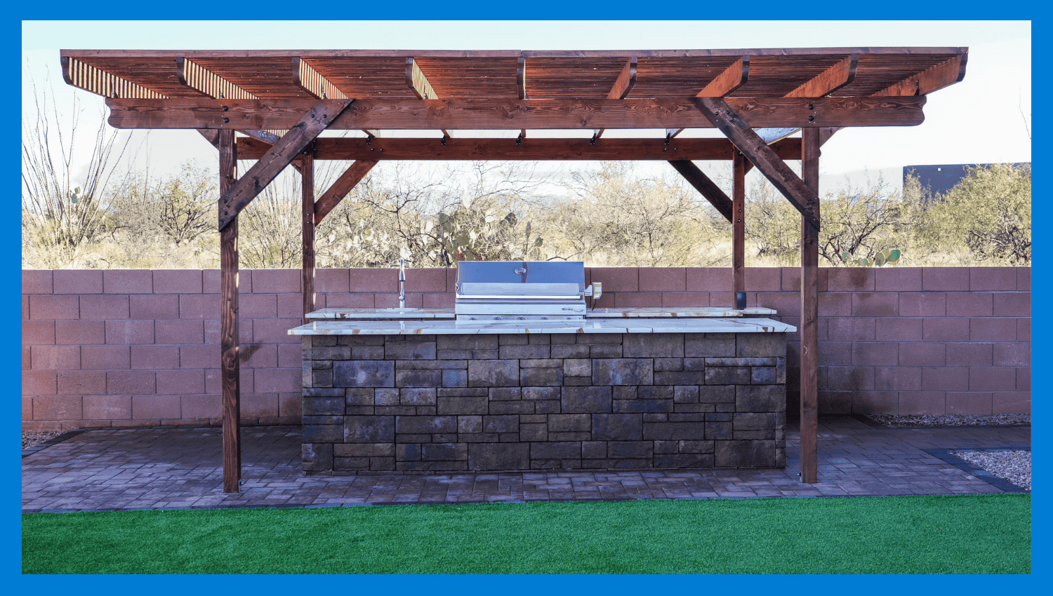 Rustic Outdoor Kitchen