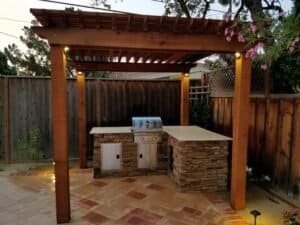 Rustic Outdoor Kitchen